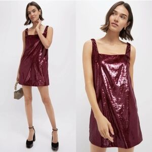 Hyacinth House Gavin Garnet Shimmer Dress